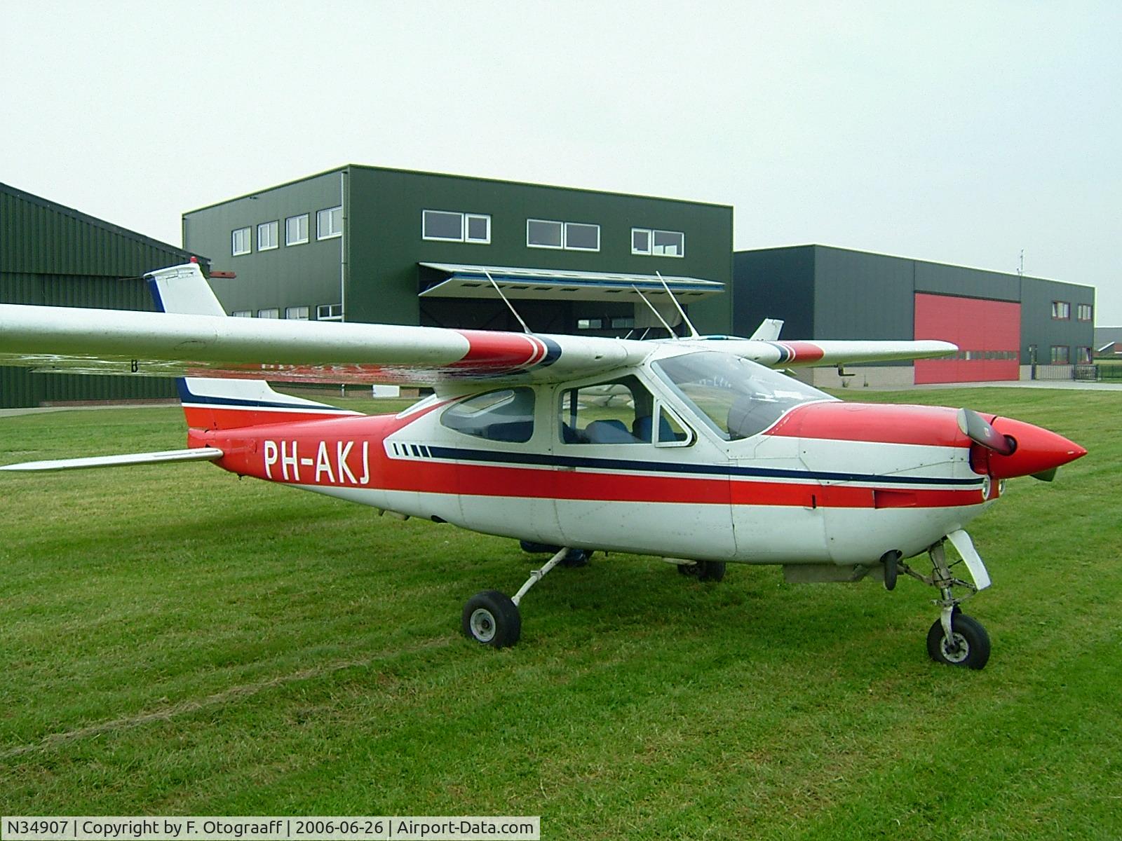 N34907, 1976 Cessna 177RG Cardinal C/N 177RG1019, Now as PH-AKJ.