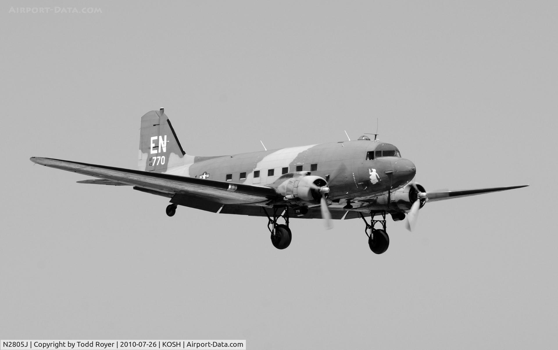 N2805J, 1944 Douglas DC3C-R-1830-90C C/N 20835, EAA AIRVENTURE 2010