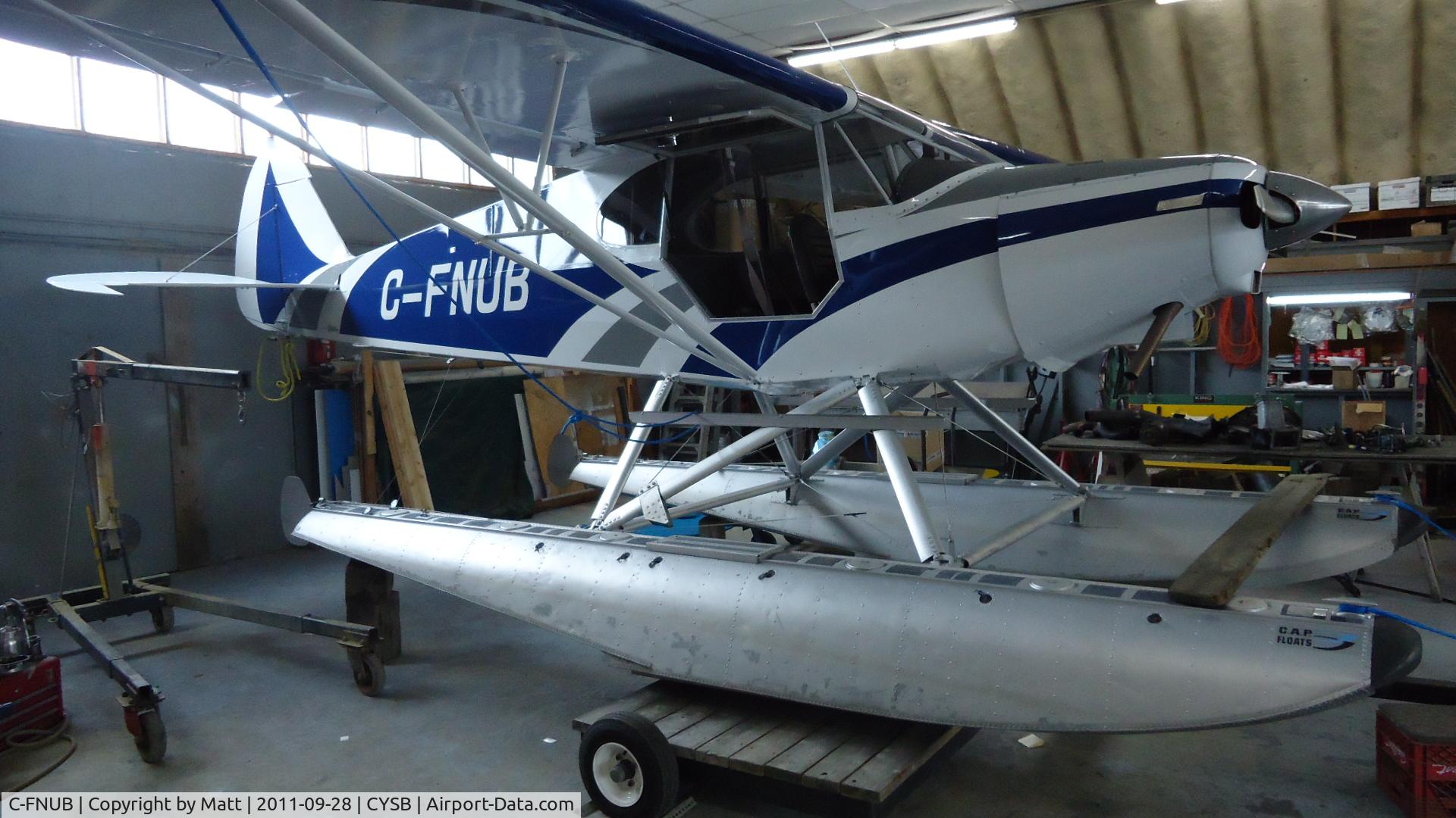 C-FNUB, 1947 Piper PA-12S Super Cruiser C/N 12-2592, Airplane rebuilt  at Omar Aviation