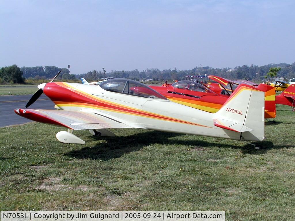 N7053L, 1989 Vans RV-4 C/N WJ-1, Shot at FlaBob airport open house a few years ago