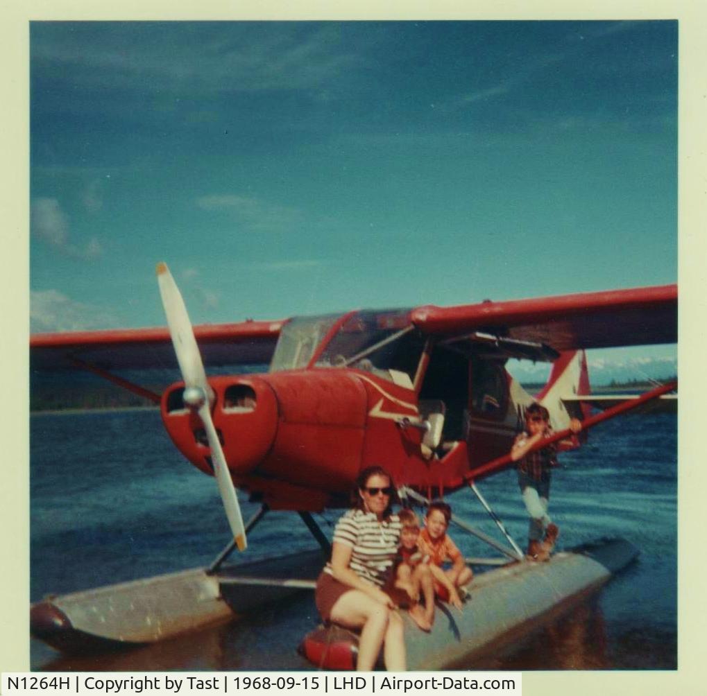 N1264H, 1948 Aeronca 15AC Sedan C/N 15AC-276, Tast Family, Lake Hood, Anchorage Alaska 1968