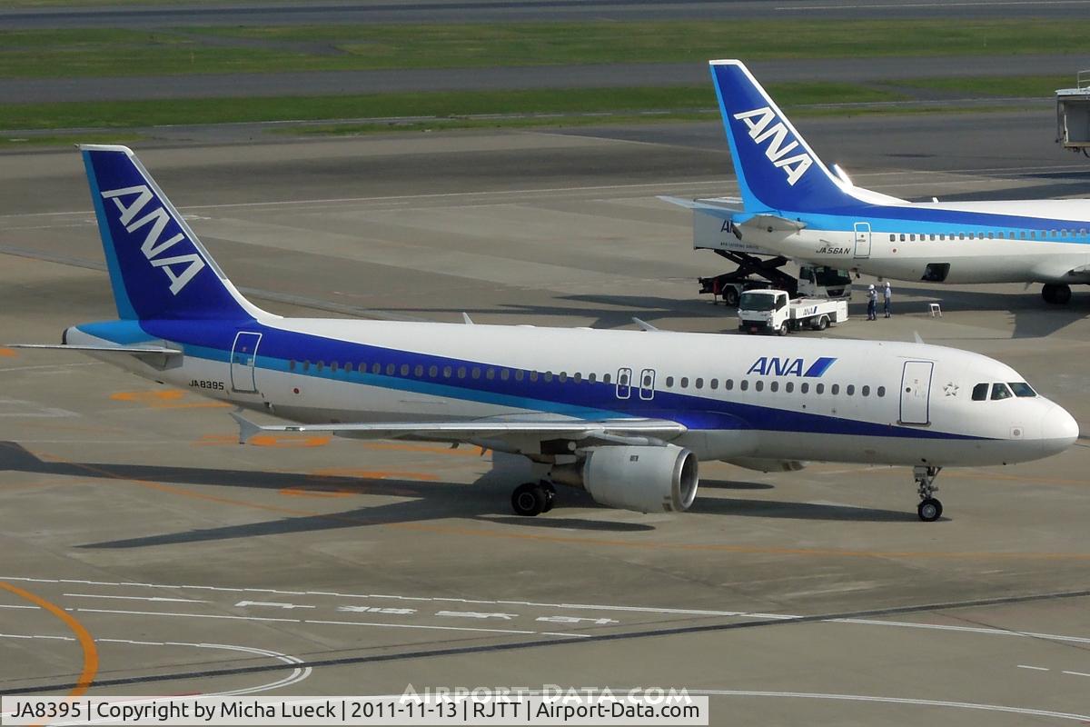 JA8395, 1993 Airbus A320-211 C/N 0413, At Haneda