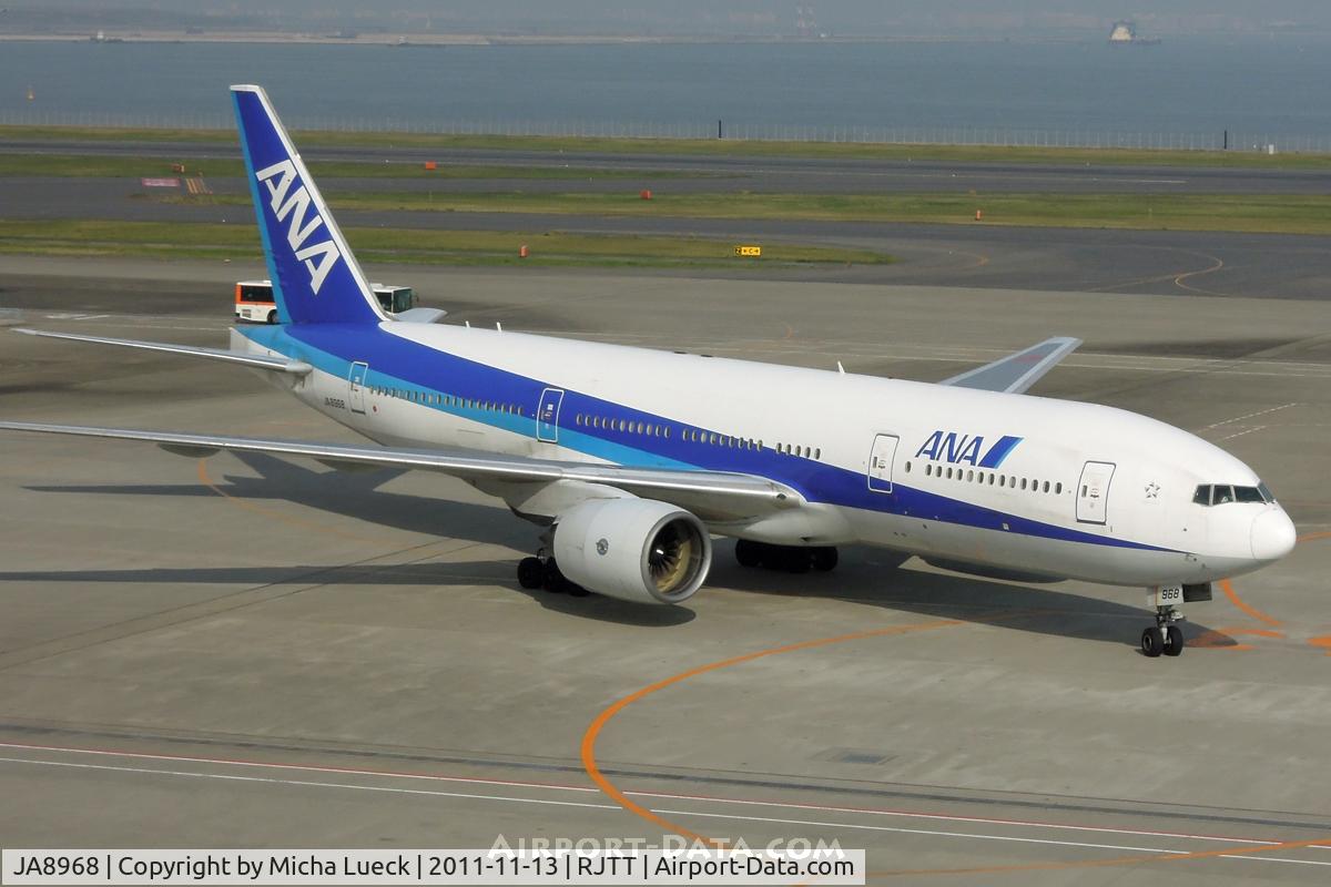 JA8968, 1996 Boeing 777-281 C/N 27031, At Haneda