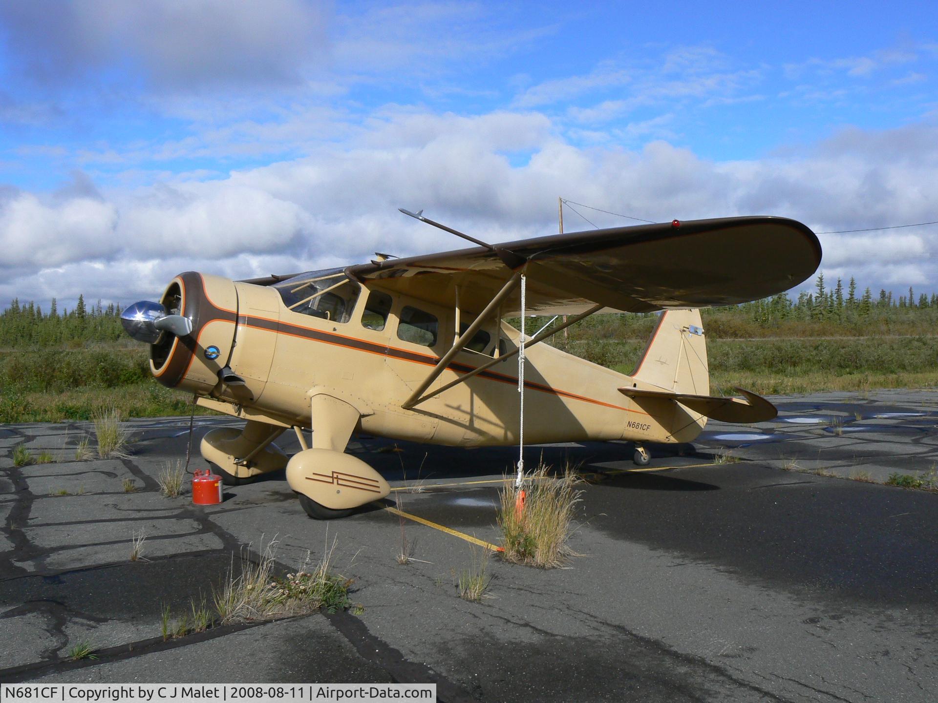 N681CF, 1943 Howard Aircraft DGA-15P C/N 909, In Alaska 2008