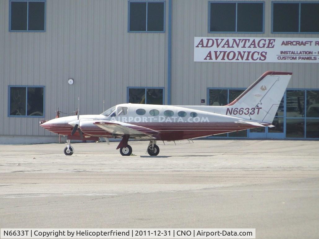 N6633T, 1977 Cessna 421C Golden Eagle C/N 421C0277, Parked at Advantage Avionics