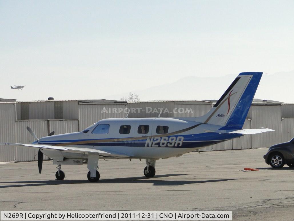 N269R, 1986 Piper PA-46-310P Malibu C/N 46-8608065, Parked on the north side