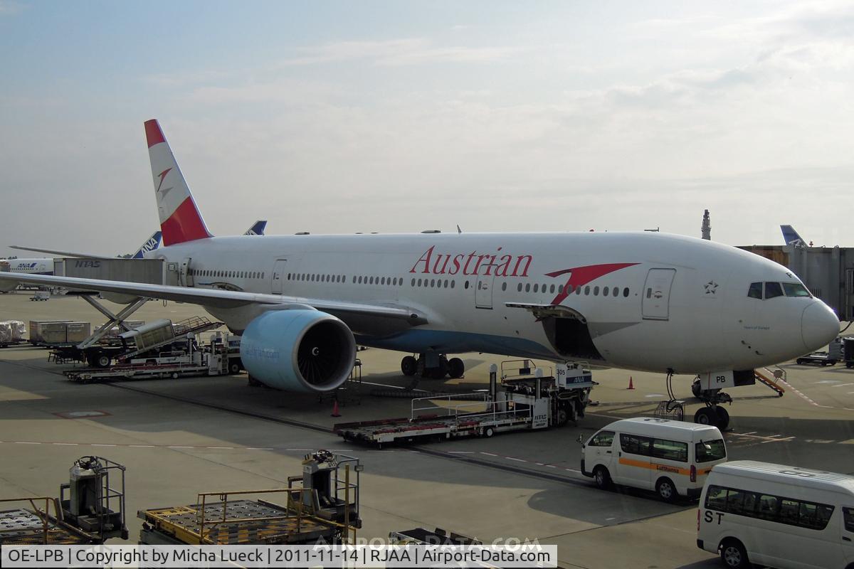 OE-LPB, 1998 Boeing 777-2Z9/ER C/N 28699, At Narita