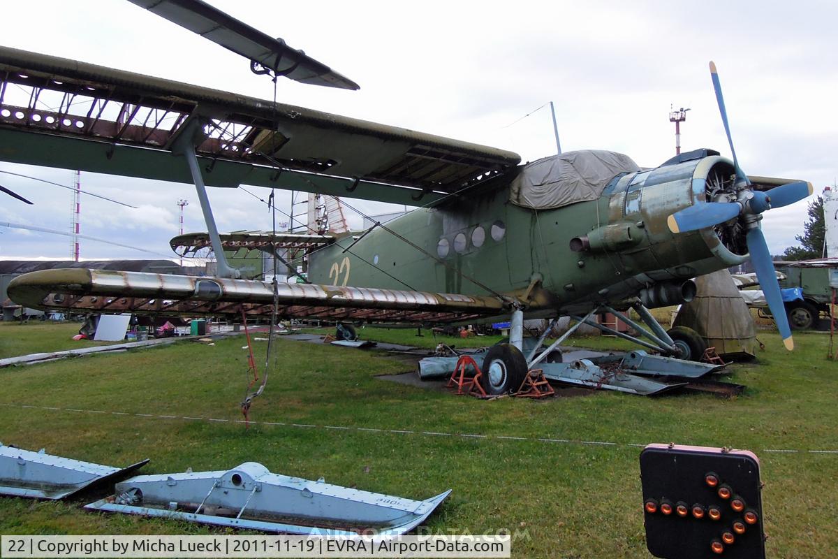 22, Antonov An-2 C/N 110507, At the Aviomuzejs, Riga