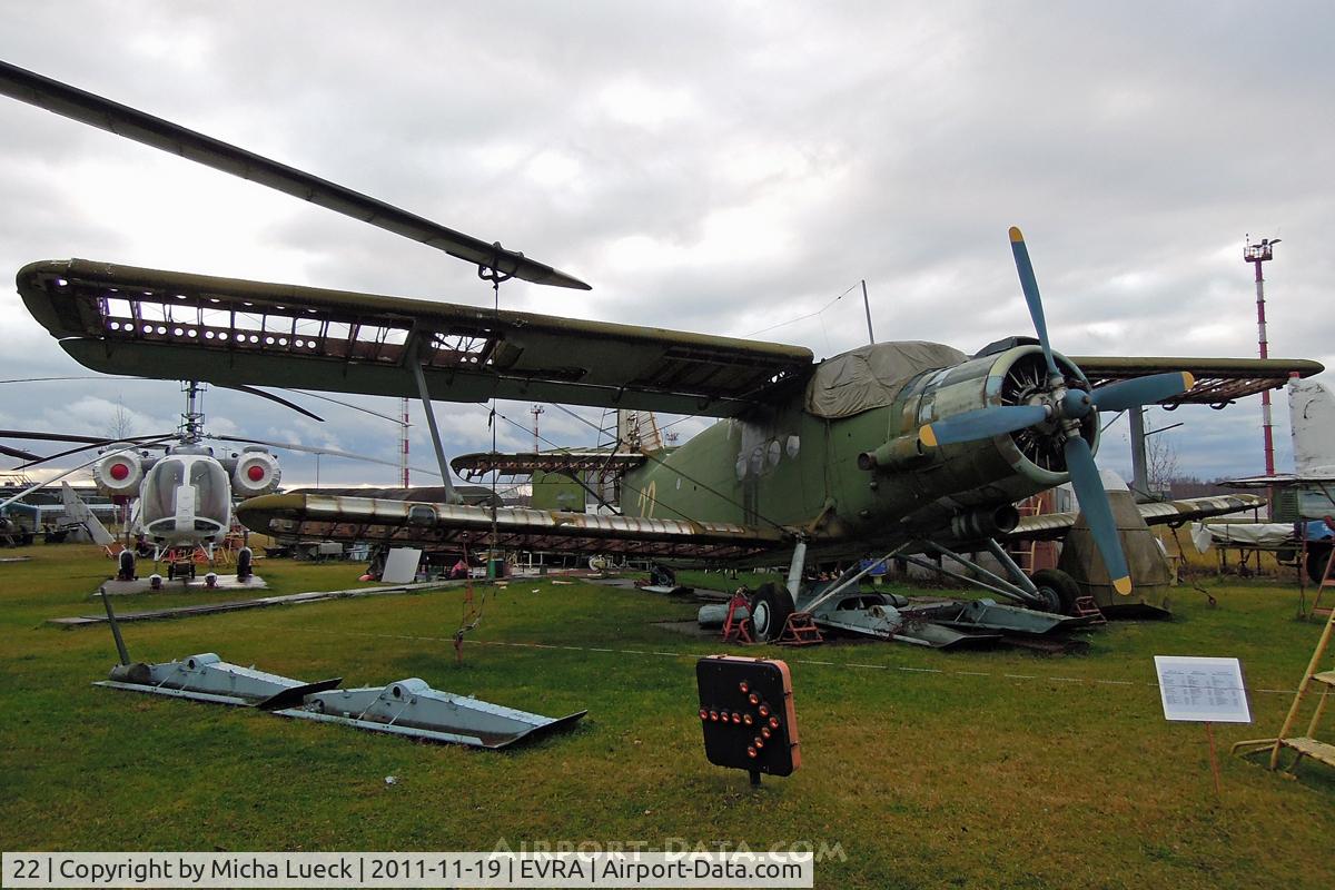 22, Antonov An-2 C/N 110507, At the Aviomuzejs, Riga
