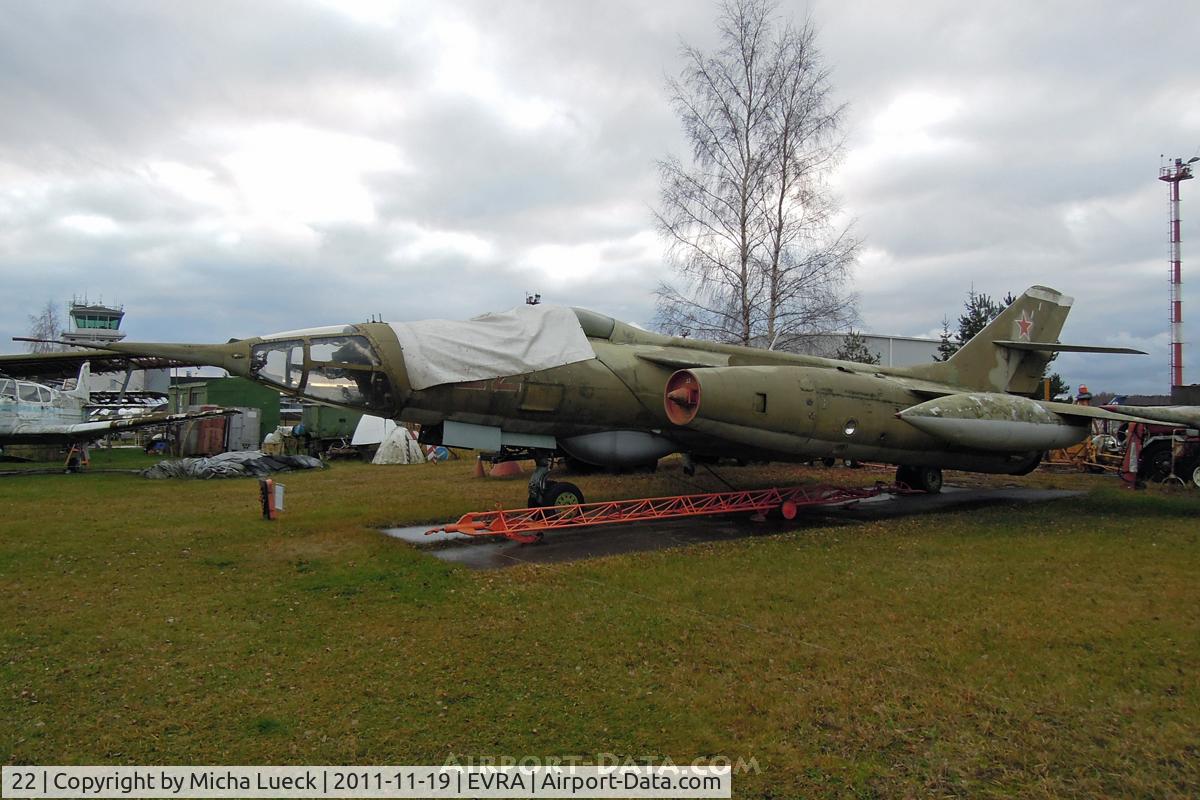 22, Yakovlev Yak-28R C/N 7960808, At the Aviomuzejs, Riga
