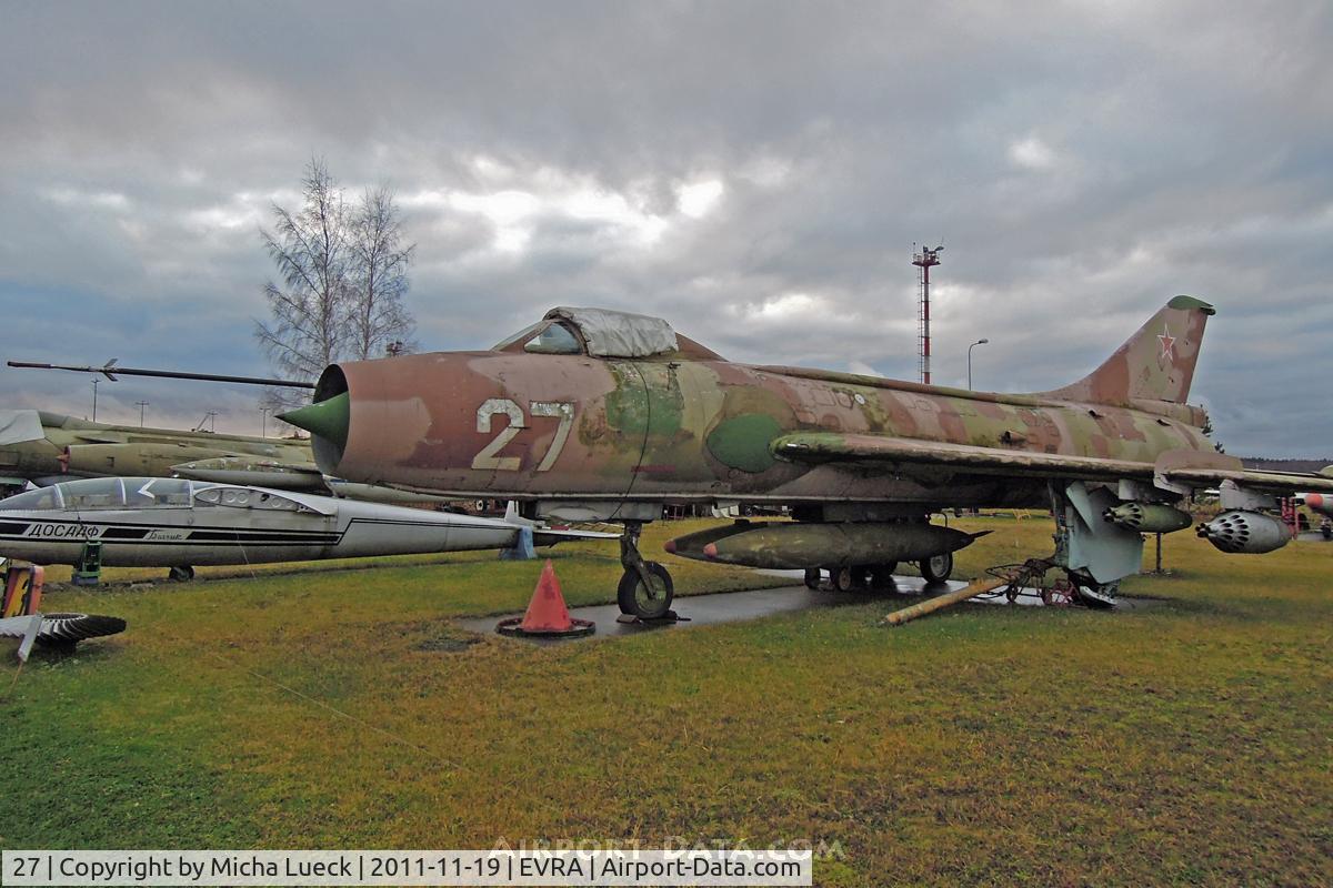 27, Sukhoi Su-7BKL C/N 5710, At the Aviomuzejs, Riga