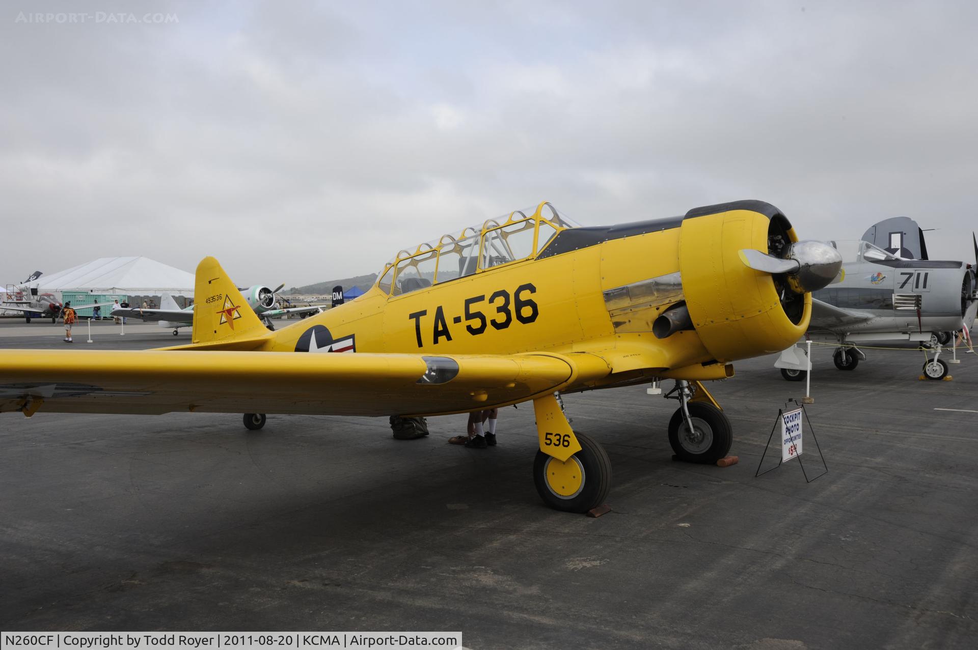 N260CF, 1941 North American T-6G Texan C/N 168-680, Camarillo Airshow 2011
