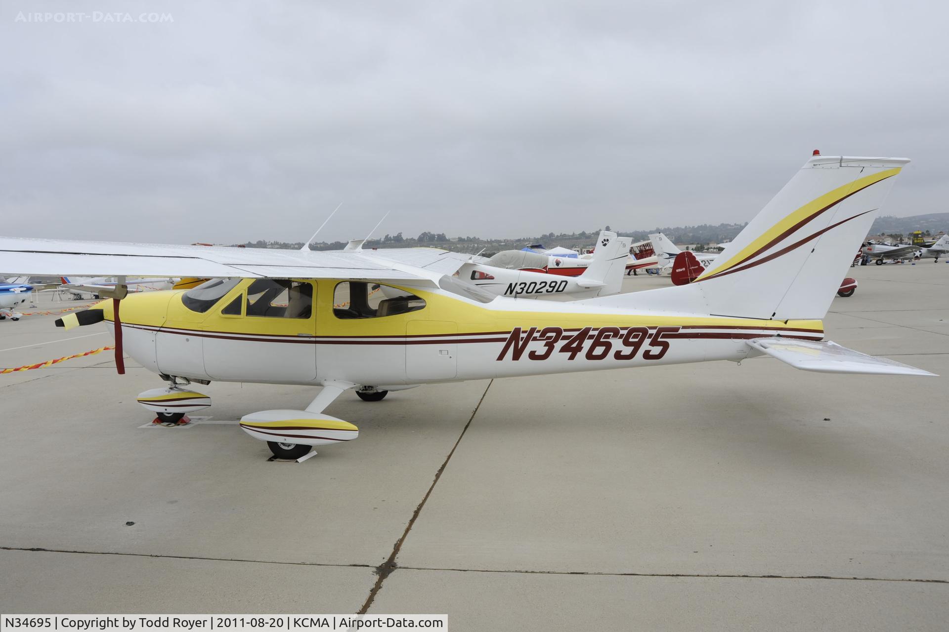 N34695, 1973 Cessna 177B Cardinal C/N 17701943, Camarillo Airport