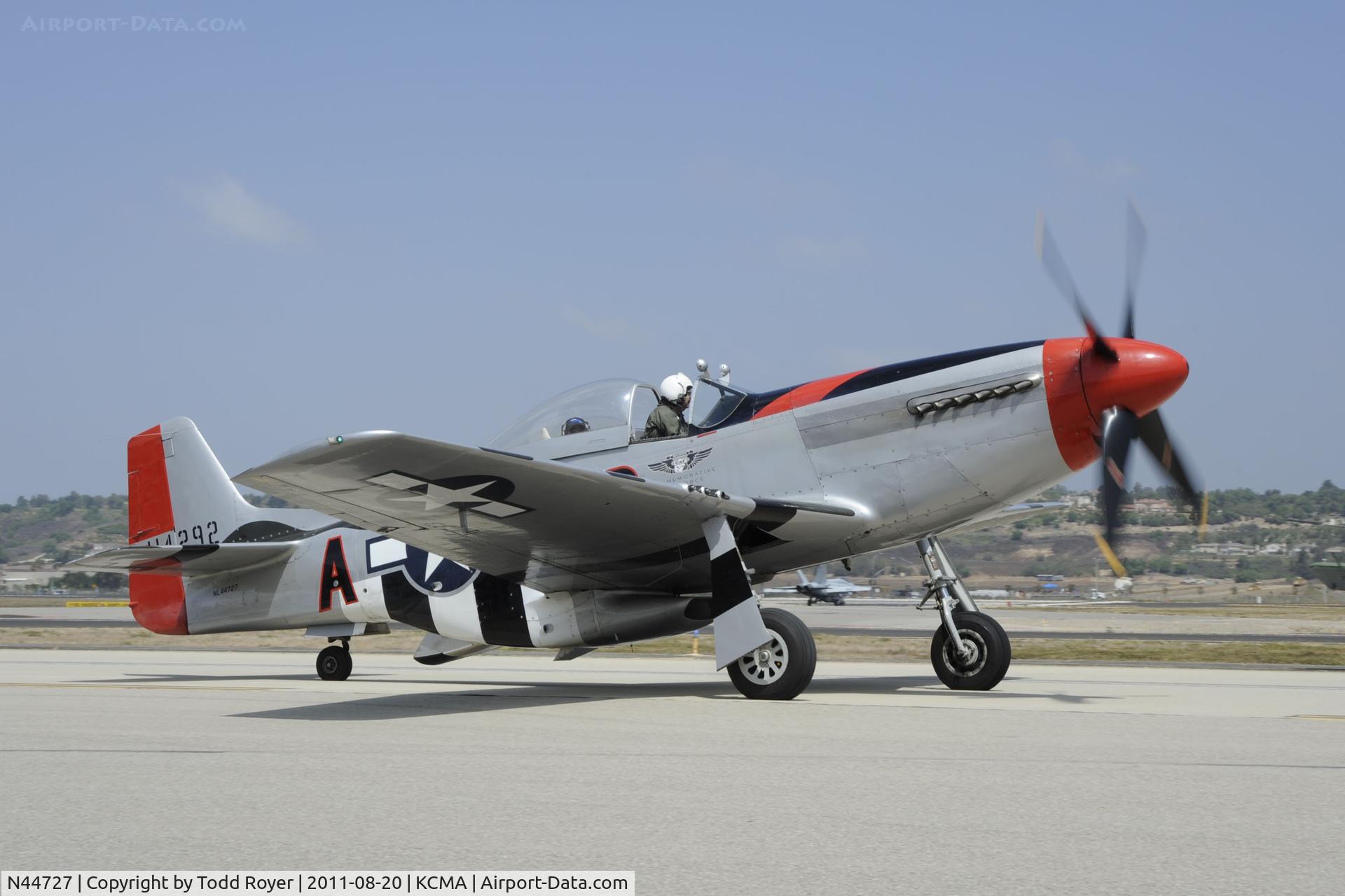 N44727, 1944 North American P-51D Mustang C/N 122-39198, Camarillo Airport