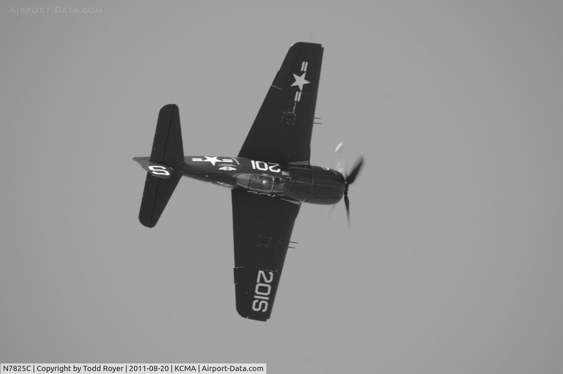 N7825C, 1948 Grumman F8F-2 (G58) Bearcat C/N D.1227, Camarillo Airshow 2011