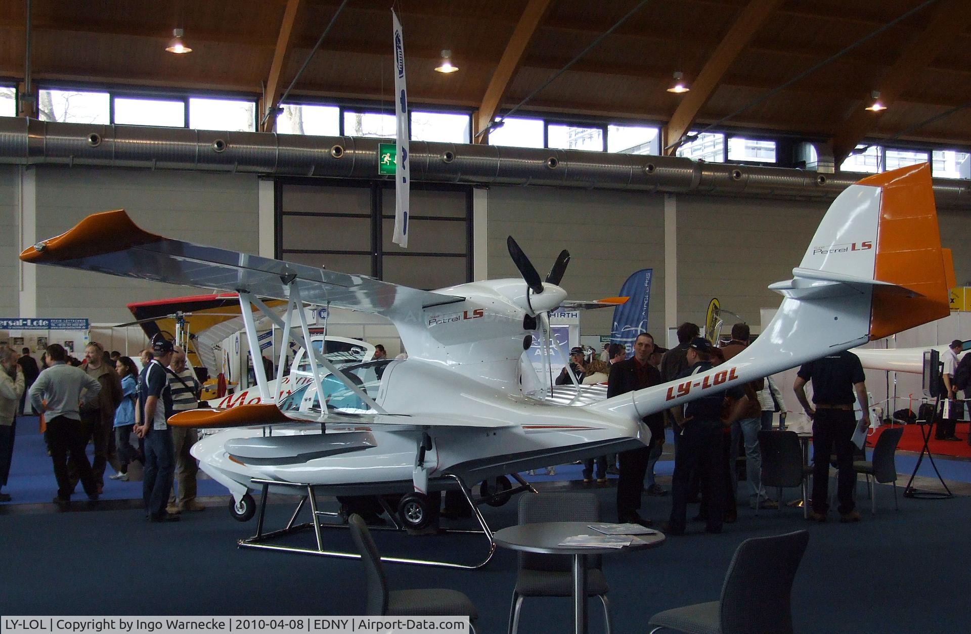 LY-LOL, EDRA Aeronautica Super Petrel LS C/N 1, Edra Aeronautica Super Petrel LS at the AERO 2010, Friedrichshafen