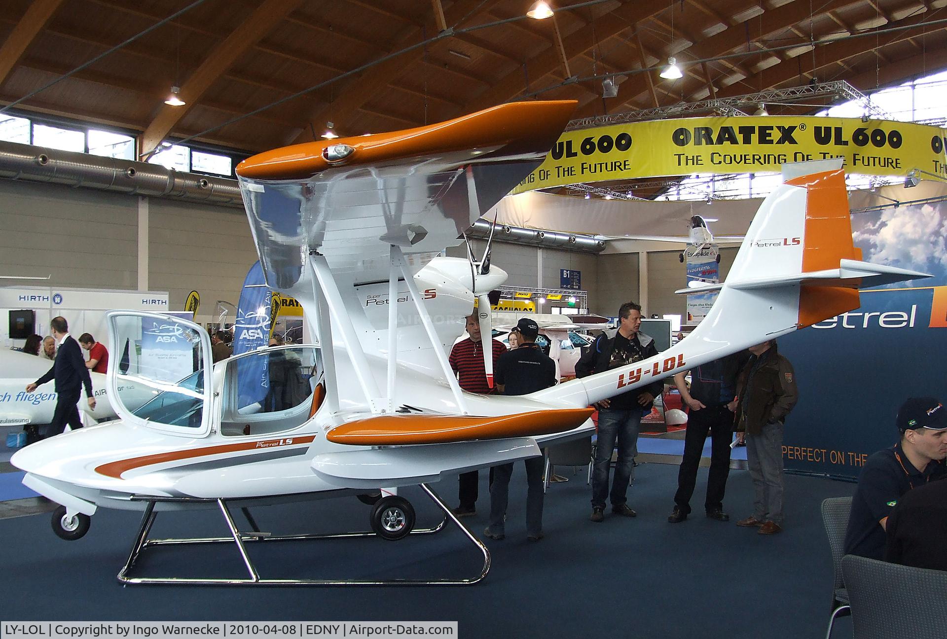 LY-LOL, EDRA Aeronautica Super Petrel LS C/N 1, Edra Aeronautica Super Petrel LS at the AERO 2010, Friedrichshafen
