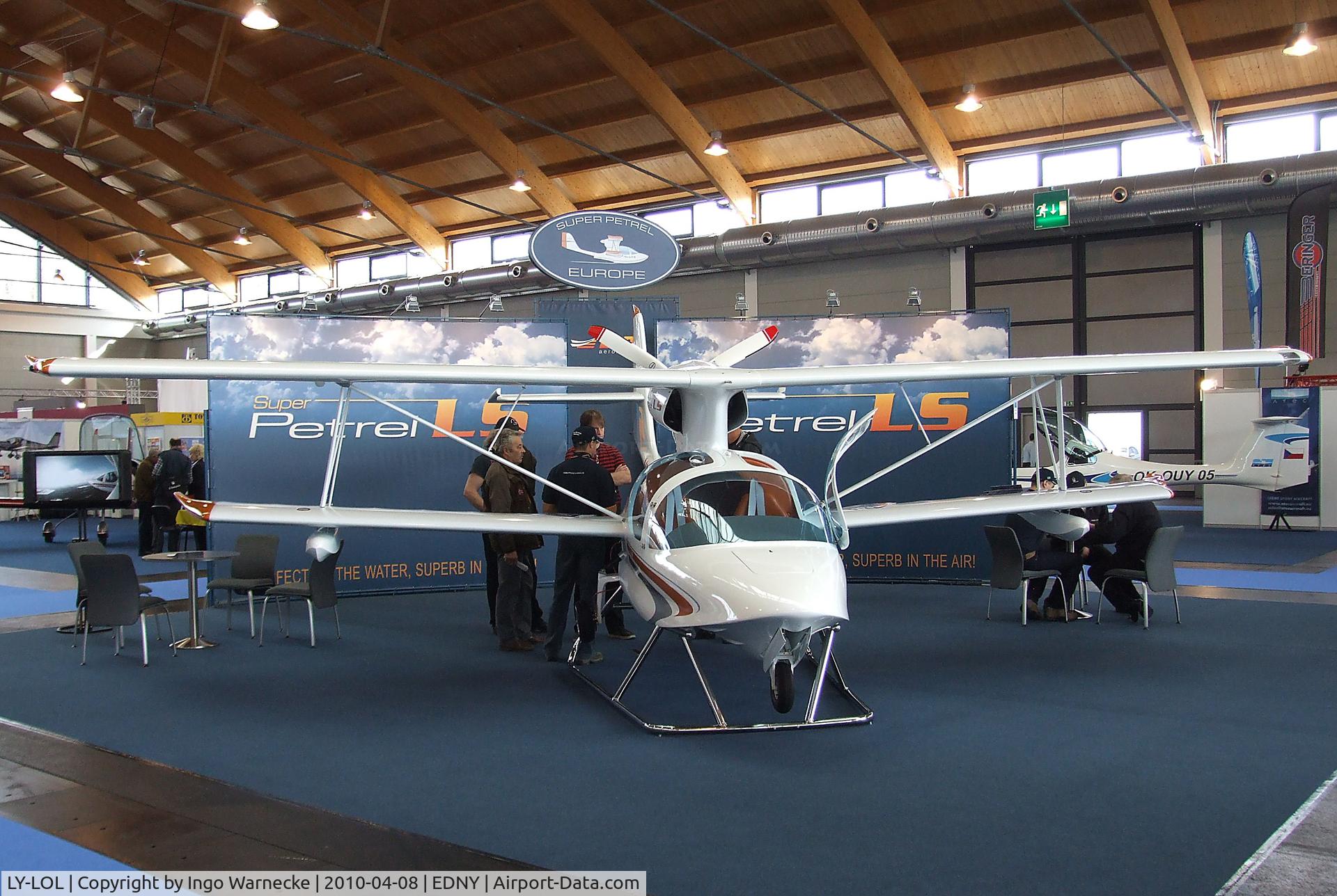 LY-LOL, EDRA Aeronautica Super Petrel LS C/N 1, Edra Aeronautica Super Petrel LS at the AERO 2010, Friedrichshafen