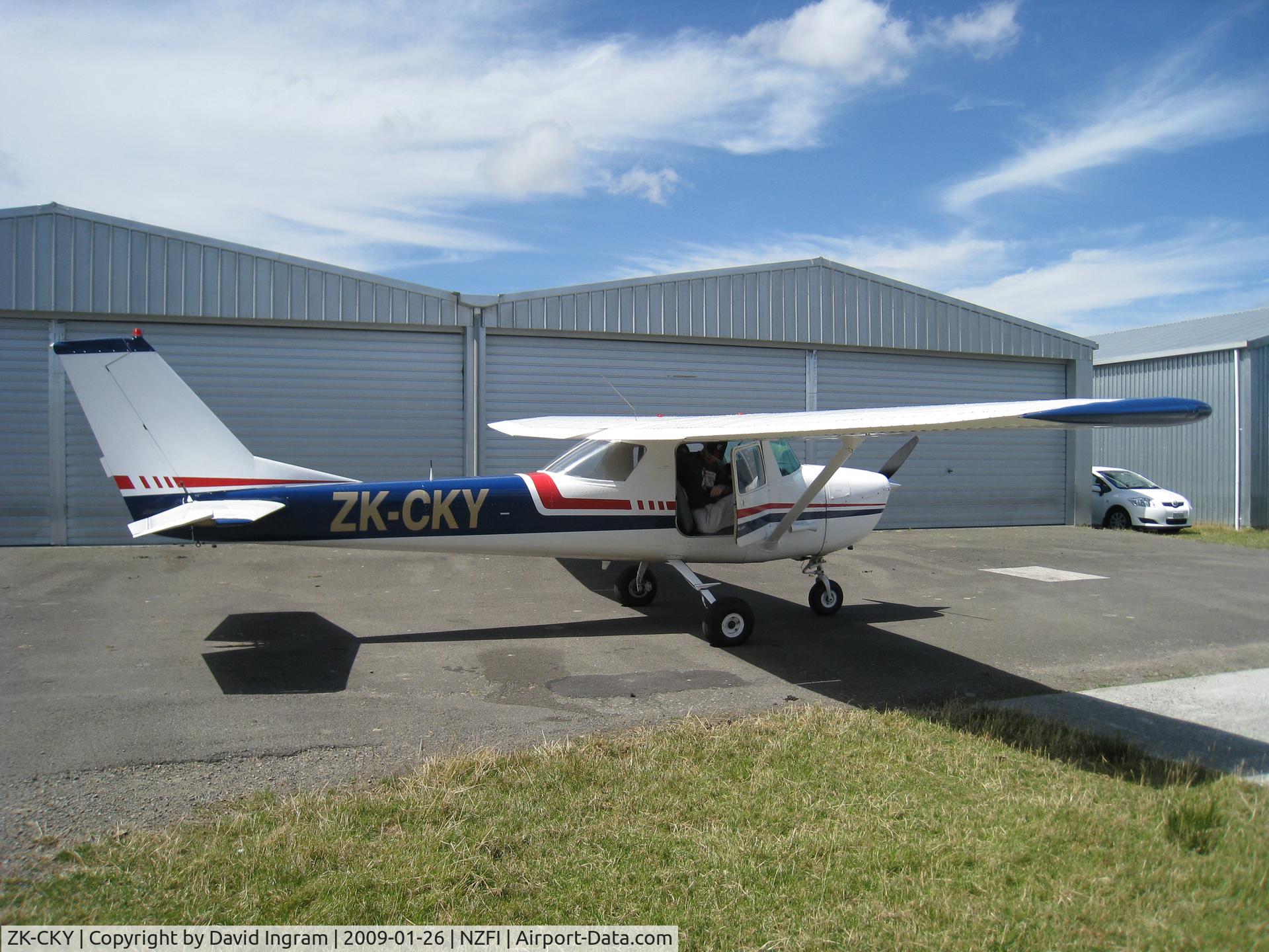 ZK-CKY, Cessna 150H C/N 15067821, ZK-CKY at Fielding