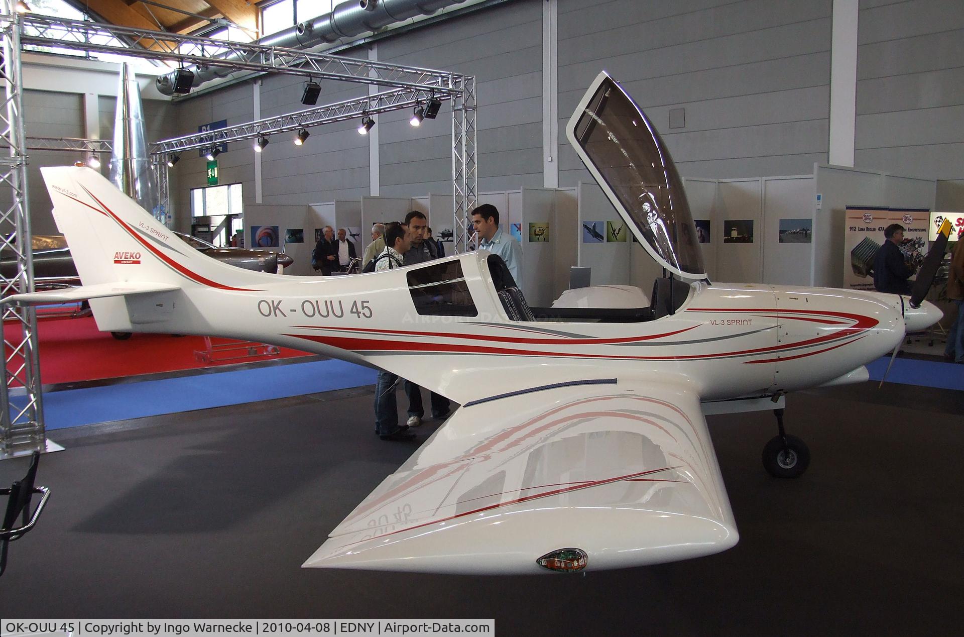 OK-OUU 45, Aveko VL-3 Sprint C/N Not found OK-OUU45, Aveko VL-3 Sprint at the AERO 2010, Friedrichshafen