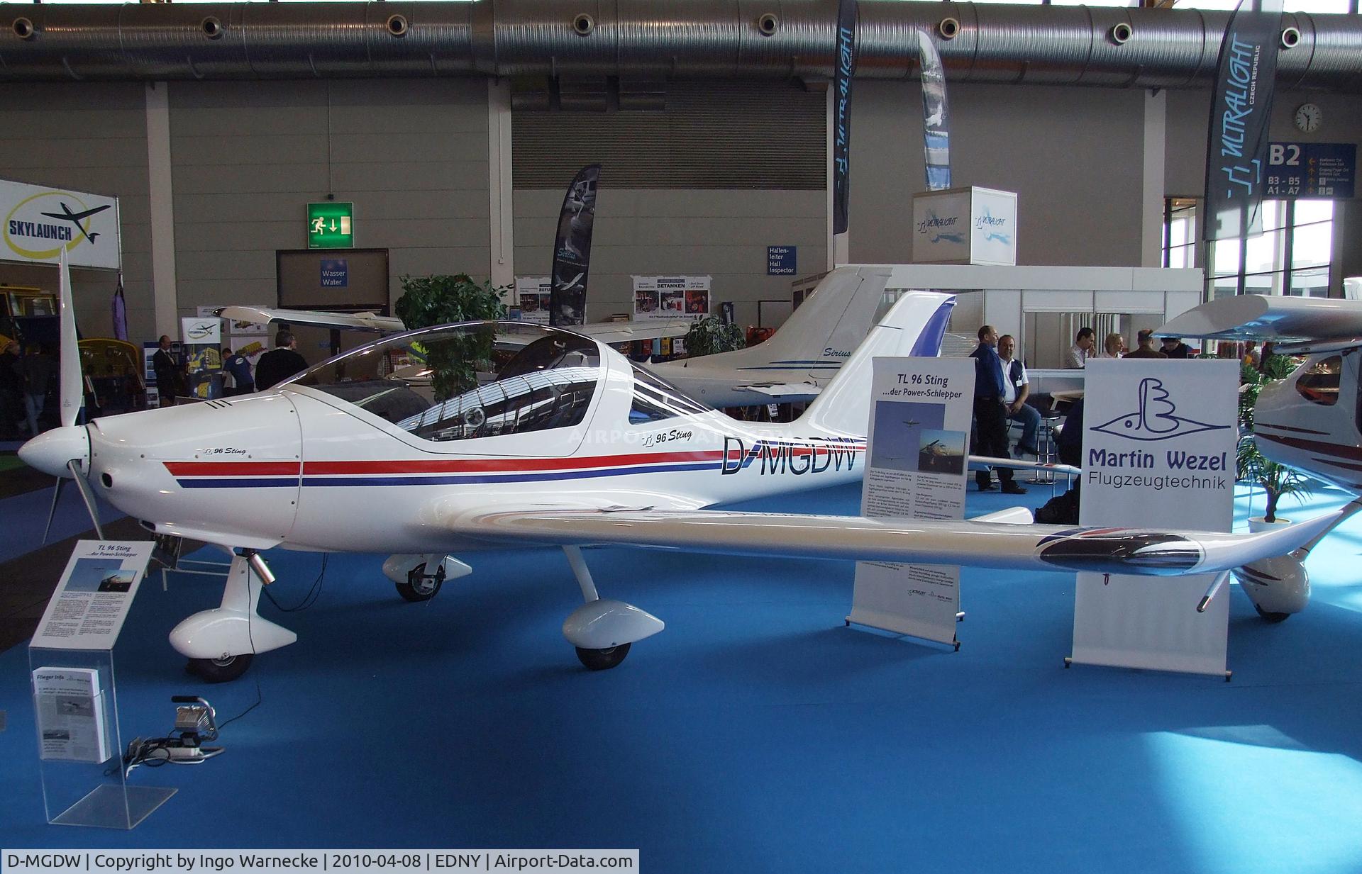 D-MGDW, TL Ultralight TL-96 Sting C/N Not found D-MGDW, TL Ultralight TL-96 Sting at the AERO 2010, Friedrichshafen