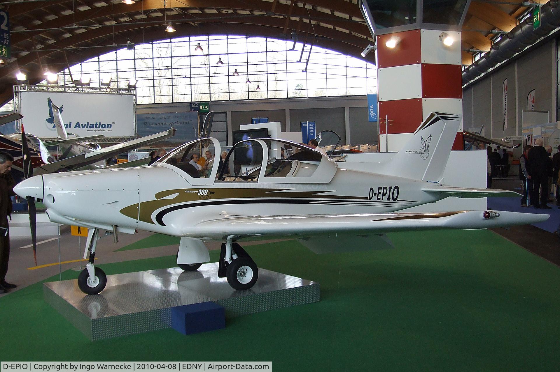 D-EPIO, Alpi Aviation Pioneer 300 Hawk C/N Not found D-EPIO, Alpi Pioneer 300 Hawk at the AERO 2010, Friedrichshafen