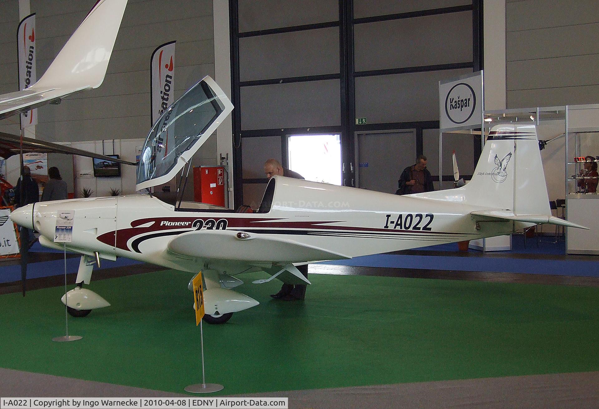 I-A022, Alpi Aviation Pioneer 230 C/N Not found I-A022, Alpi Pioneer 230 at the AERO 2010, Friedrichshafen