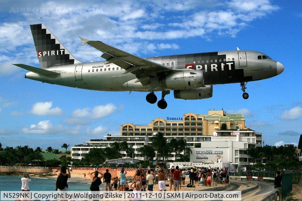 N529NK, 2007 Airbus A319-132 C/N 3007, visitor