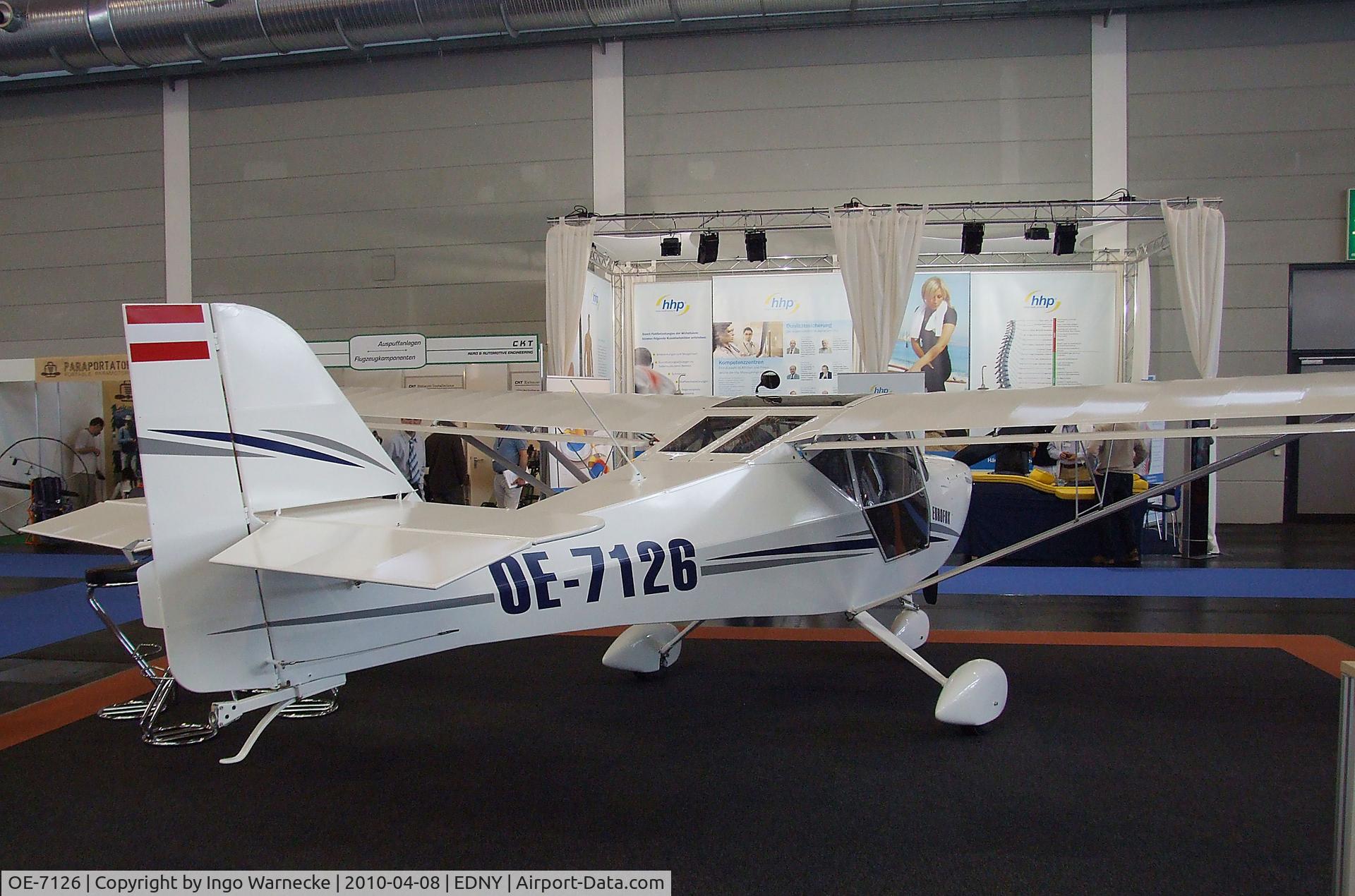 OE-7126, 2008 Aeropro Eurofox  LSA 3K C/N 26908, Aeropro Eurofox 912 3K TOW at the AERO 2010, Friedrichshafen