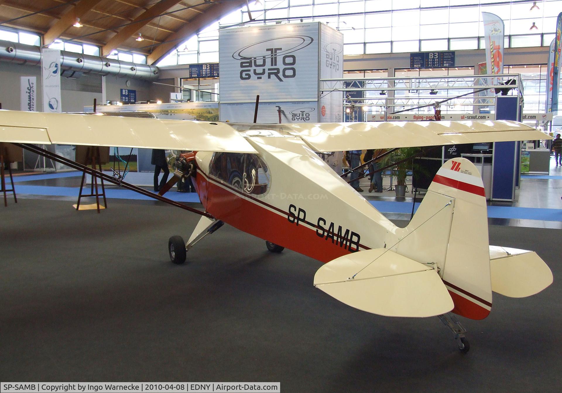 SP-SAMB, Preceptor Ultra Pup (N3-2) C/N YL-014, Preceptor Ultra Pup at the AERO 2010, Friedrichshafen