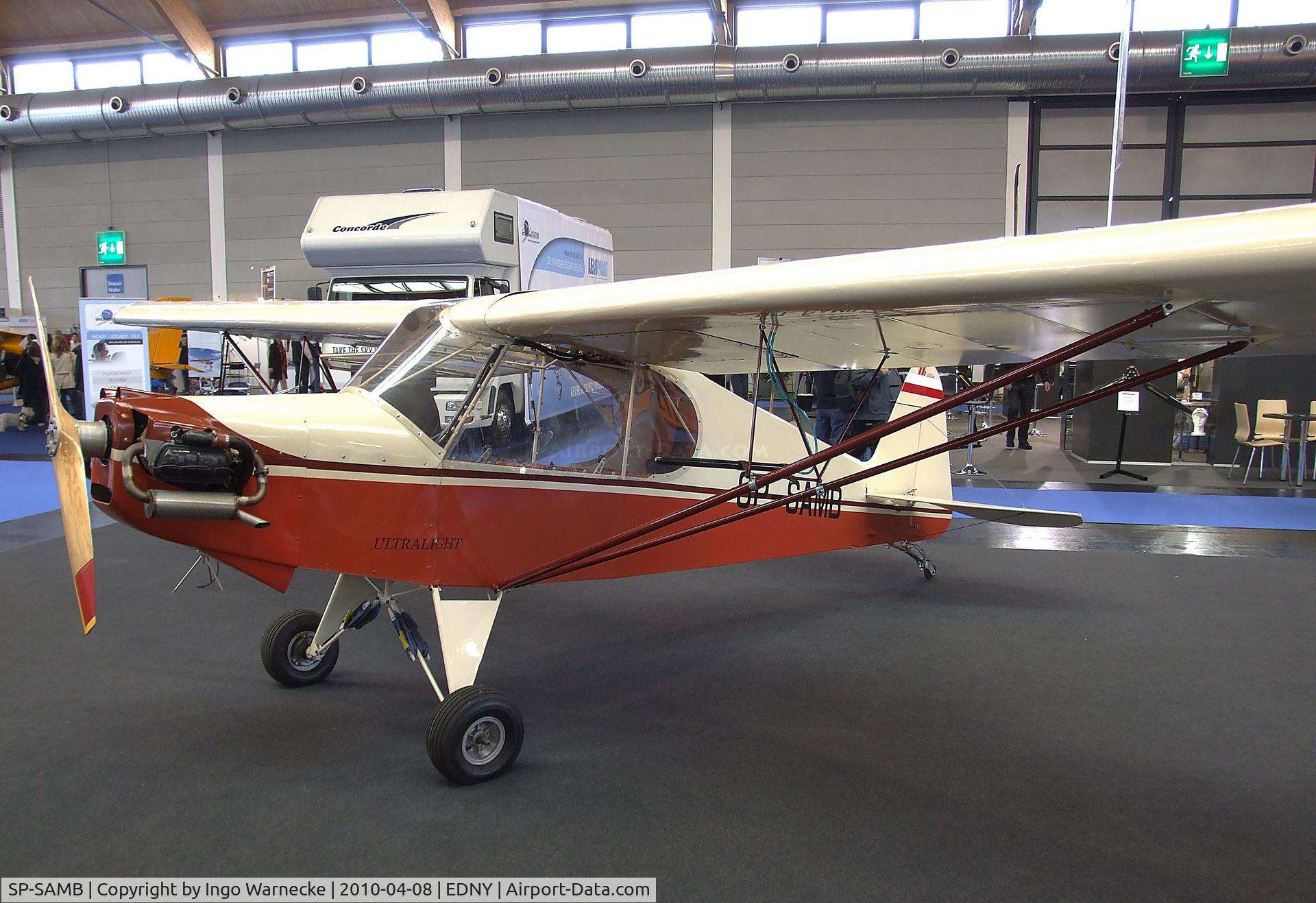 SP-SAMB, Preceptor Ultra Pup (N3-2) C/N YL-014, Preceptor Ultra Pup at the AERO 2010, Friedrichshafen