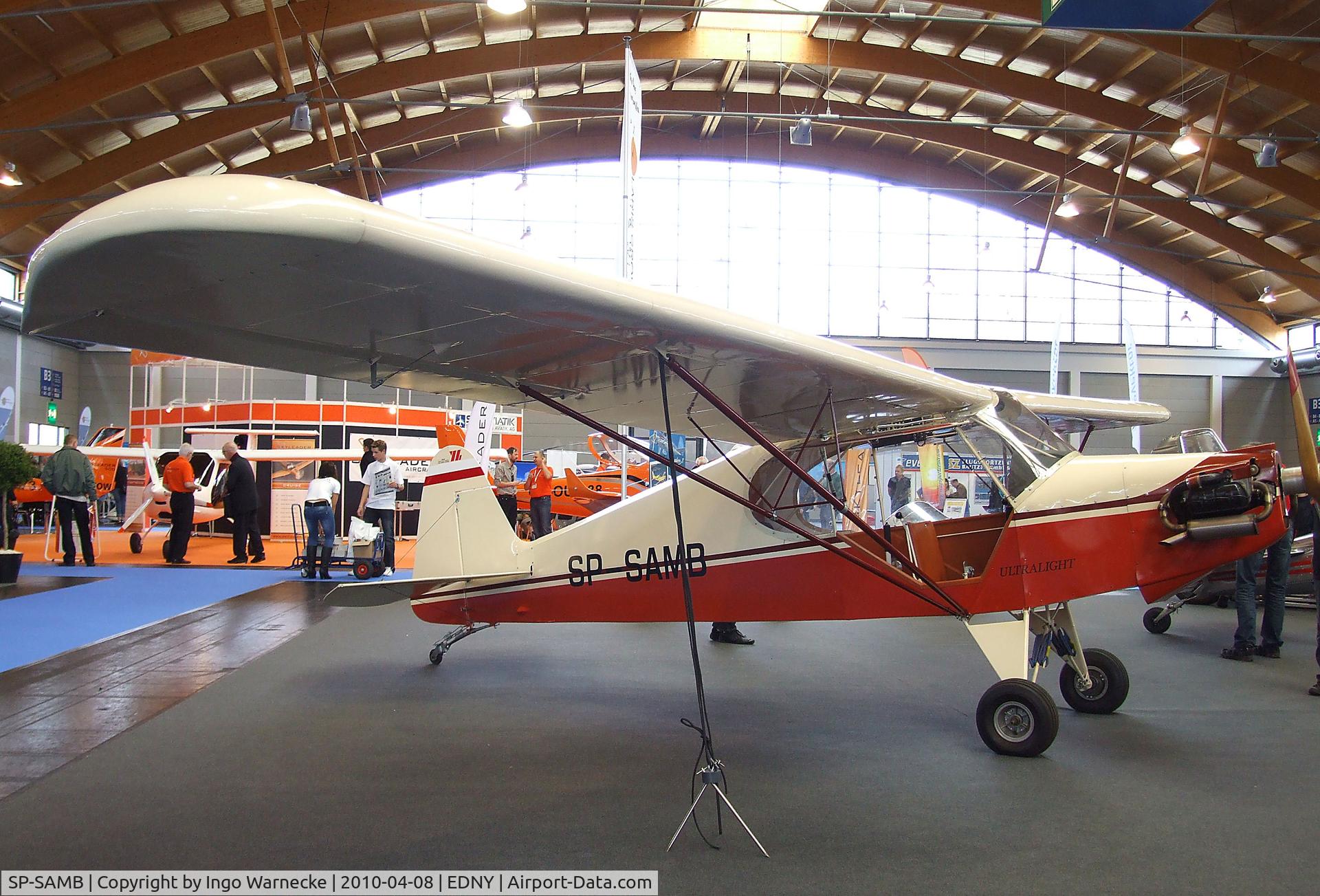 SP-SAMB, Preceptor Ultra Pup (N3-2) C/N YL-014, Preceptor Ultra Pup at the AERO 2010, Friedrichshafen