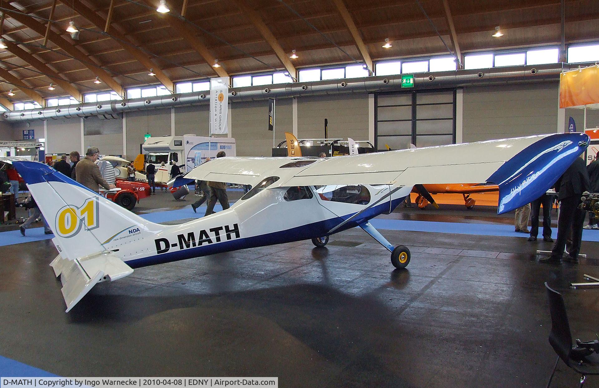 D-MATH, New Dimension Aircraft Sky Rider C/N Not found D-MATH, New Dimension Aircraft NDA Sky Rider at the AERO 2010, Friedrichshafen