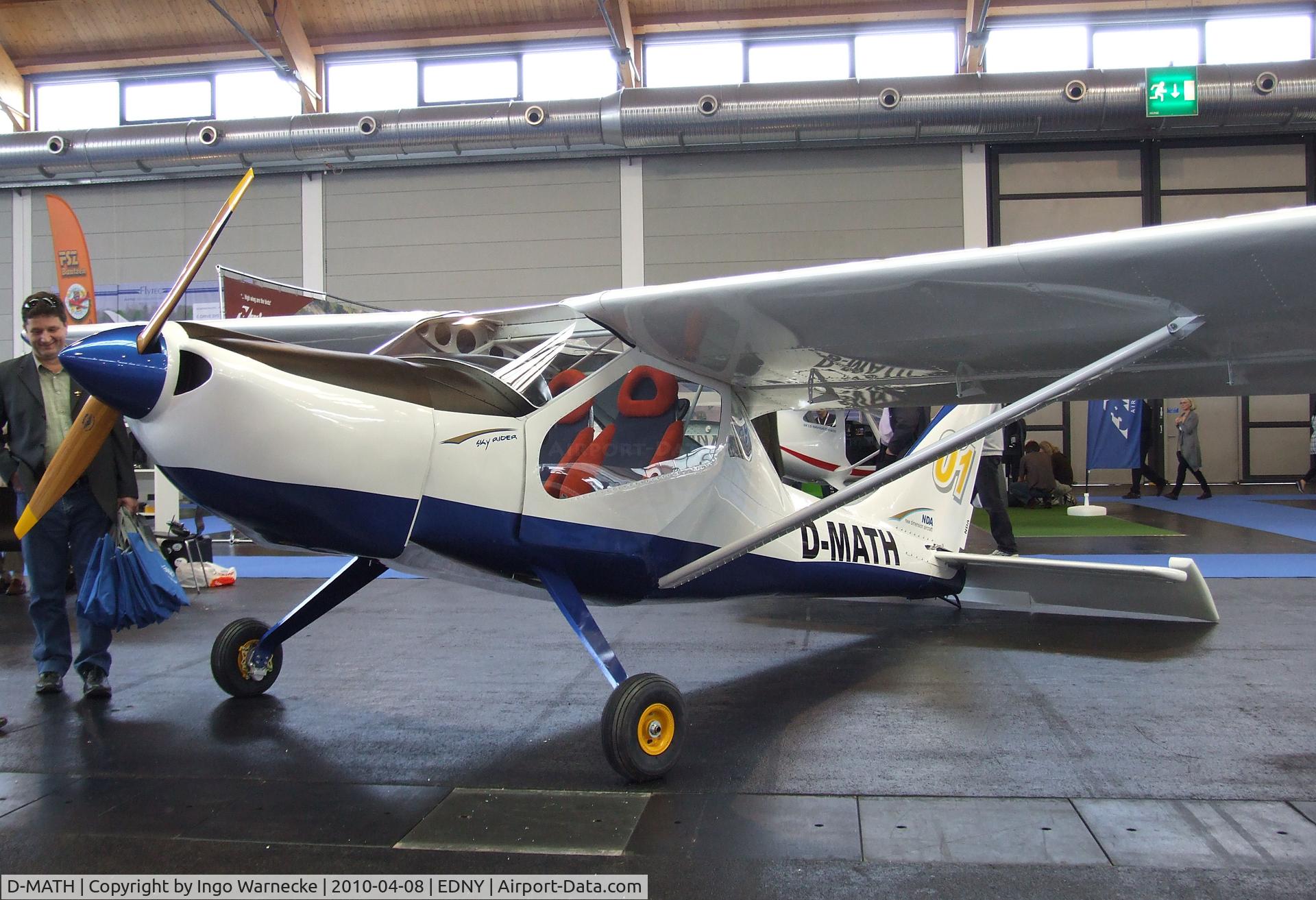 D-MATH, New Dimension Aircraft Sky Rider C/N Not found D-MATH, New Dimension Aircraft NDA Sky Rider at the AERO 2010, Friedrichshafen