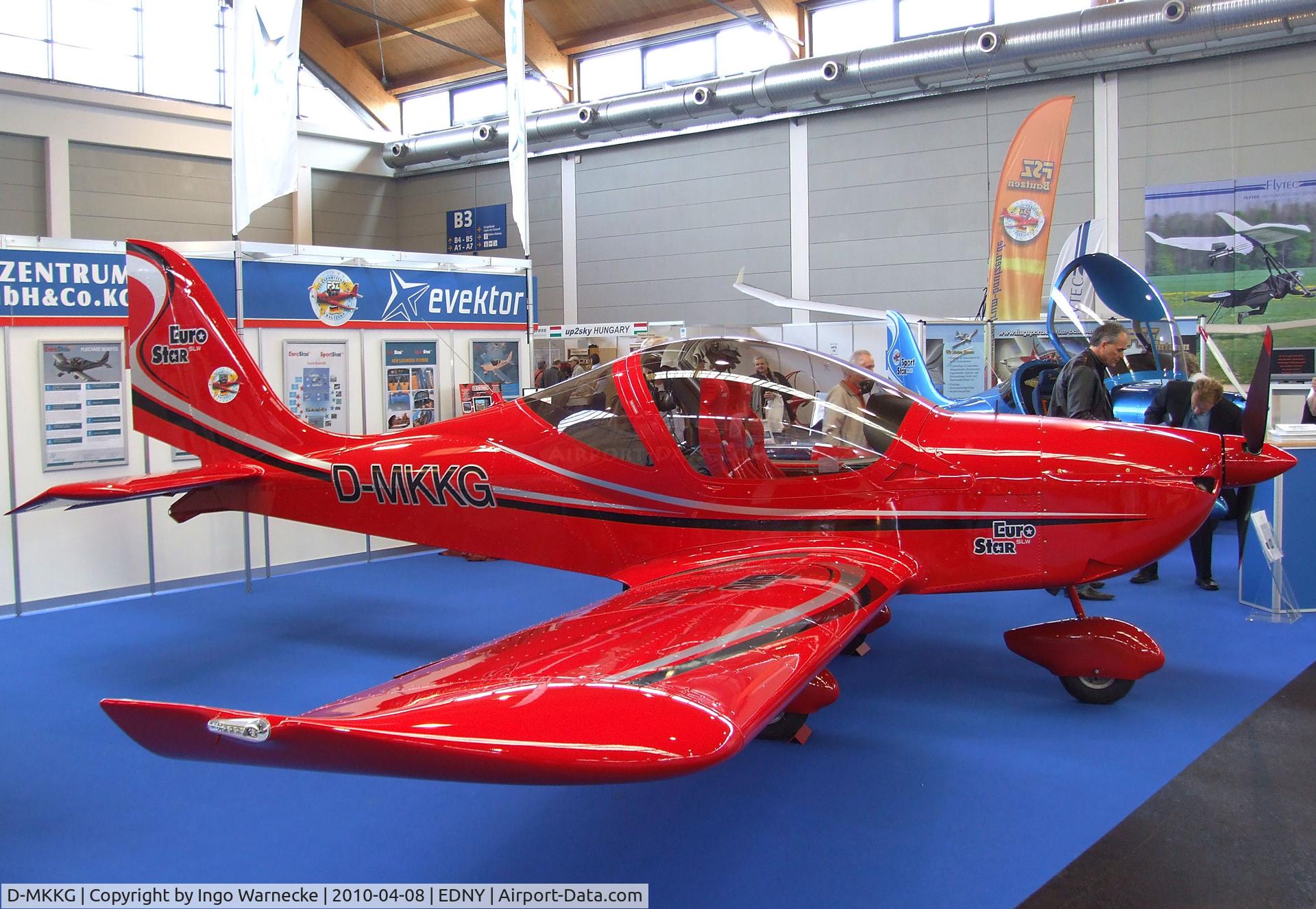 D-MKKG, 2009 Evektor EV-97 Eurostar C/N 2009-3623, Evektor EV-97 EuroStar at the AERO 2010, Friedrichshafen