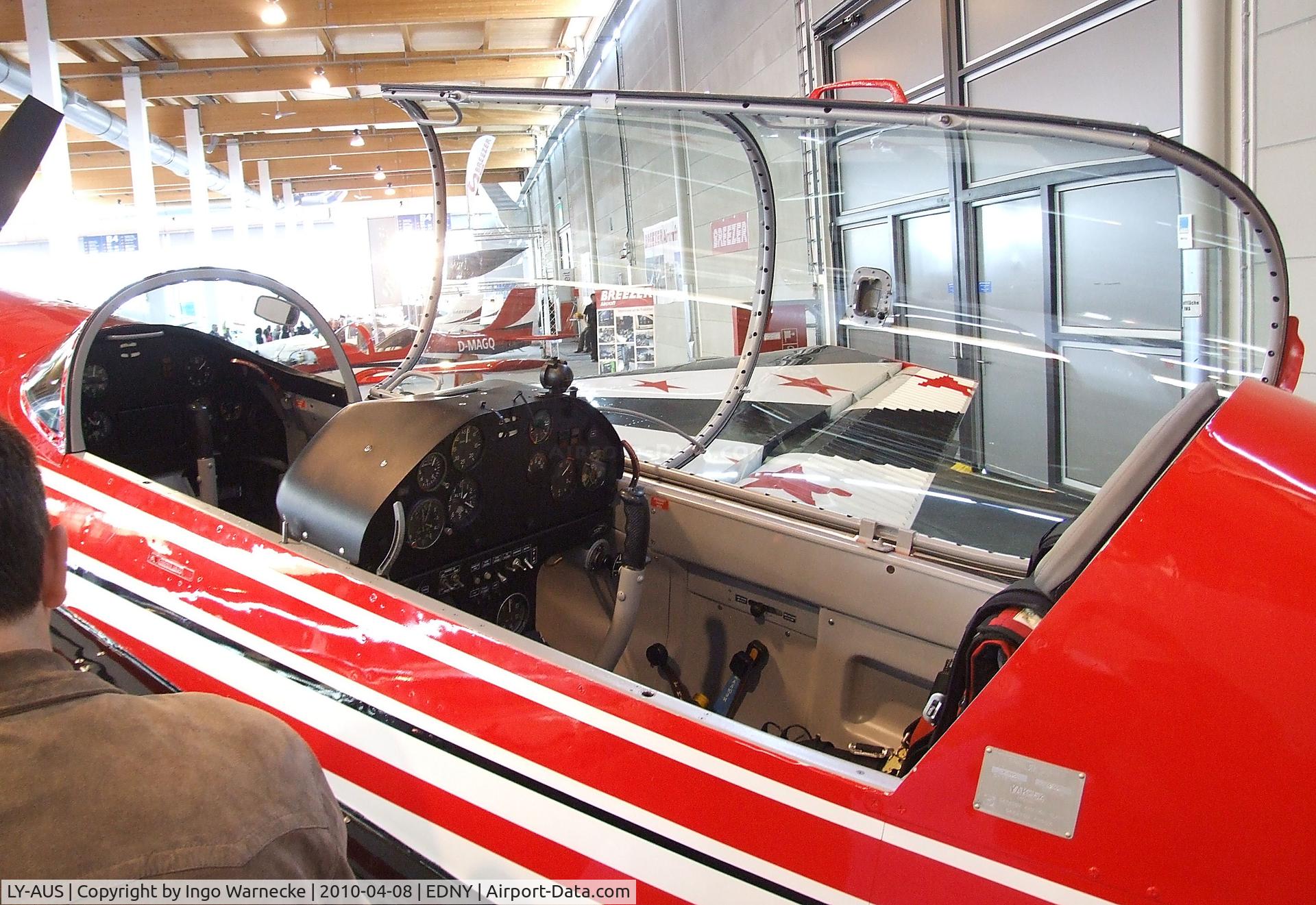 LY-AUS, Yakovlev Yak-54B C/N Not found LY-AUS, Yakovlev Yak-54B at the AERO 2010, Friedrichshafen #c