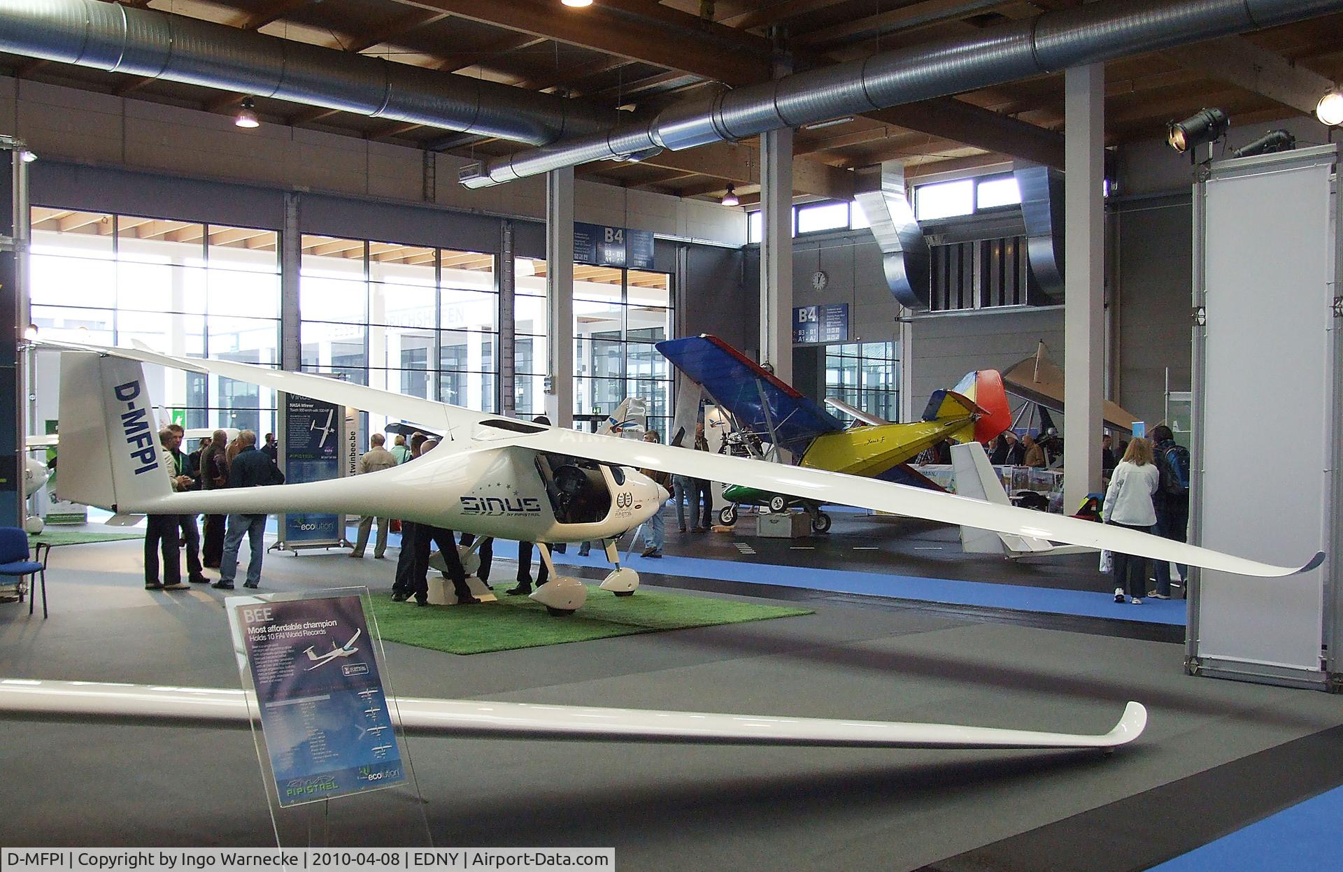 D-MFPI, Pipistrel Sinus 912 C/N Not found D-MFPI, Pipistrel Sinus 912 at the AERO 2010, Friedrichshafen