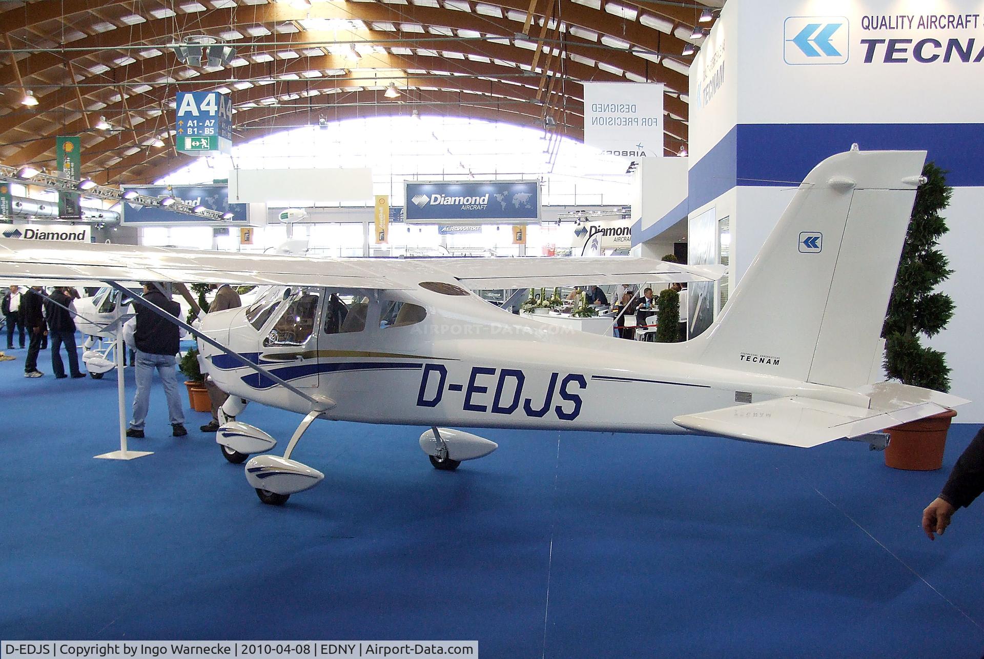 D-EDJS, Tecnam P-92JS Echo C/N 097, Tecnam P92-JS at the AERO 2010, Friedrichshafen