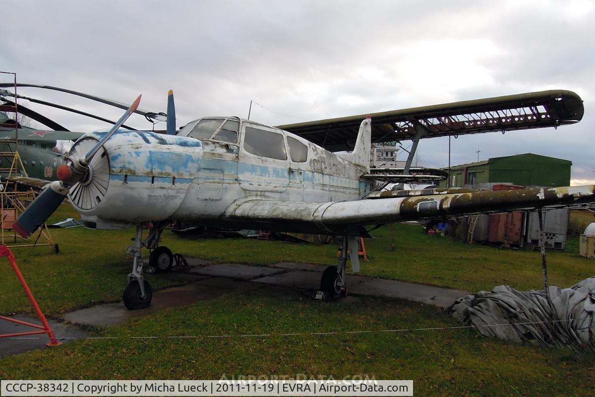 CCCP-38342, Yakovlev Yak-18T C/N 4200803, At the Avionmuzejs, Riga