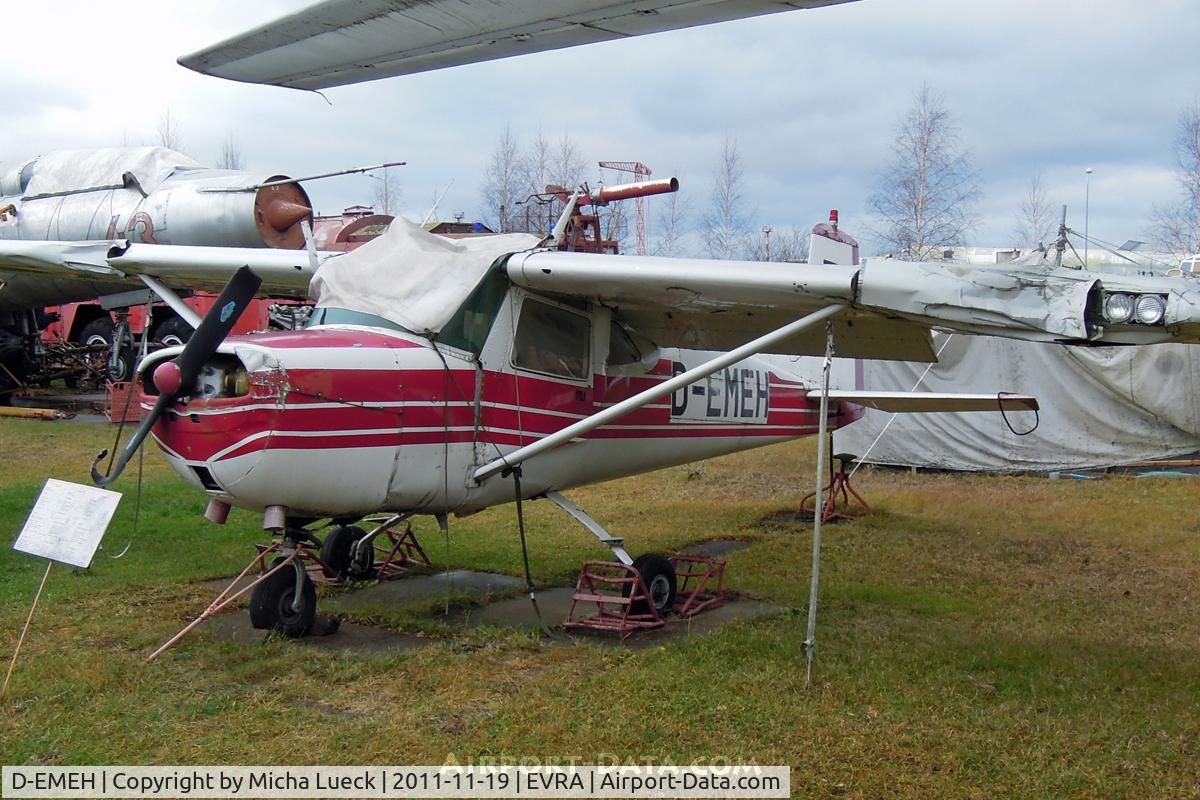 D-EMEH, Cessna 150A C/N 15059081, At the Aviomuzejs, Riga