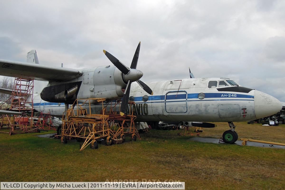 YL-LCD, 1967 Antonov An-24B C/N 77303902, At the Aviomuzejs, Riga (ex CCCP-46400)