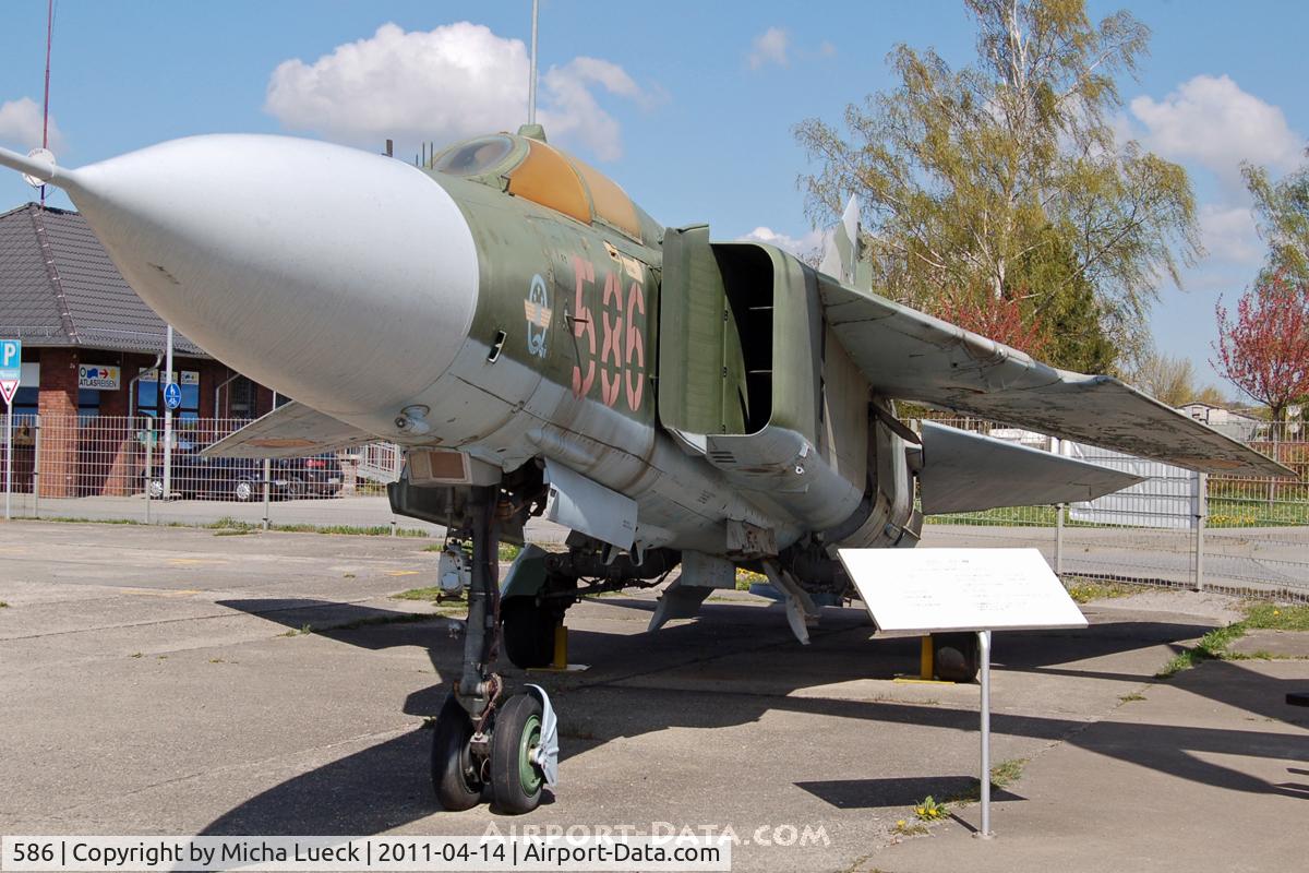 586, 1978 Mikoyan-Gurevich MiG-23MF C/N 0390213096/10812, Museum für Luftfahrt und Technik, Wernigerode, Germany
