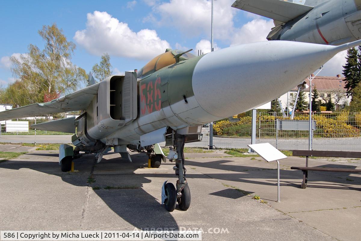 586, 1978 Mikoyan-Gurevich MiG-23MF C/N 0390213096/10812, Museum für Luftfahrt und Technik, Wernigerode, Germany