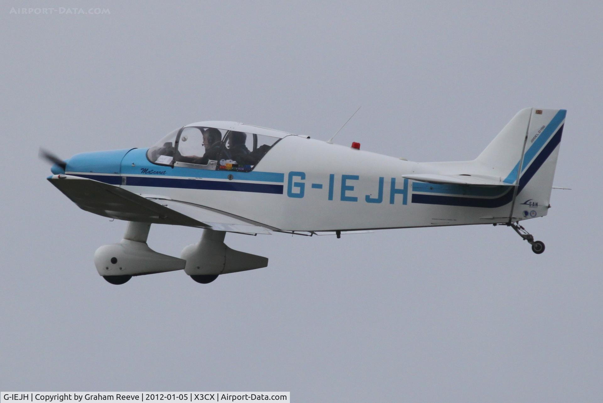 G-IEJH, 1963 SAN Jodel D-150 Mascaret C/N 02, Departing from Northrepps.