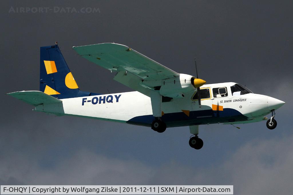 F-OHQY, 1991 Pilatus Britten-Norman BN-2A-20 Islander C/N 2251, visitor