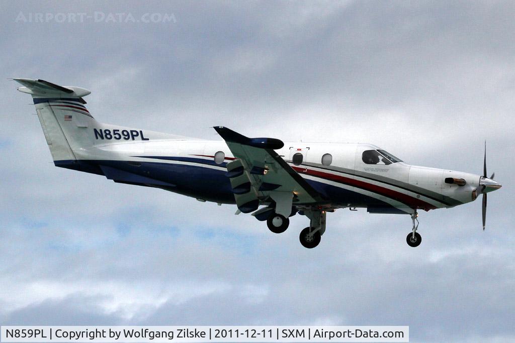 N859PL, 2007 Pilatus PC-12/47 C/N 859, visitor
