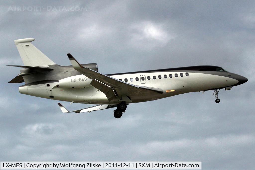 LX-MES, 2010 Dassault Falcon 7X C/N 097, visitor