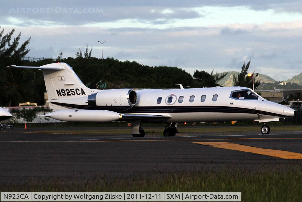 N925CA, Gates Learjet Corp. 35A C/N 605, visitor