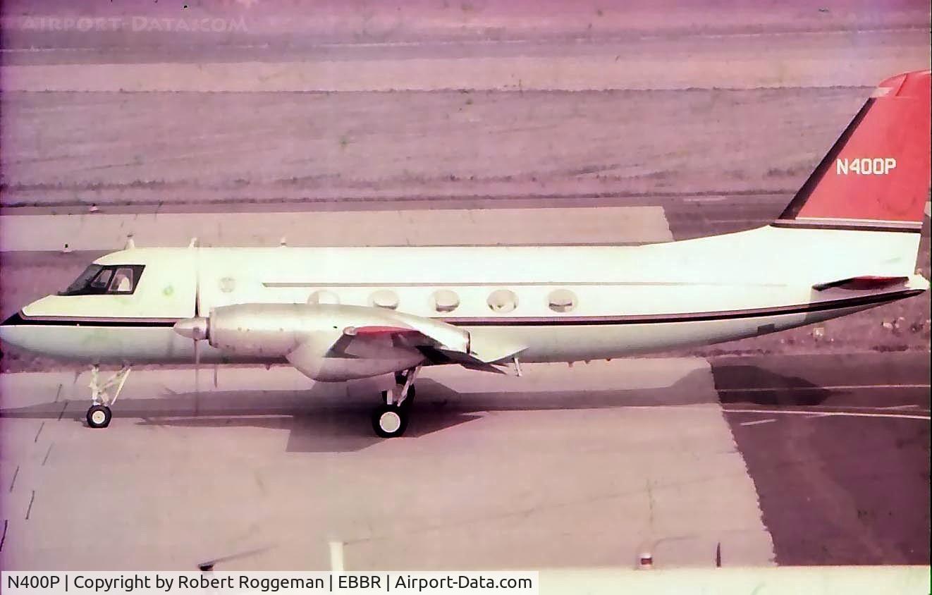 N400P, 1959 Grumman G-159 Gulfstream 1 C/N 012, Mid 1960's.