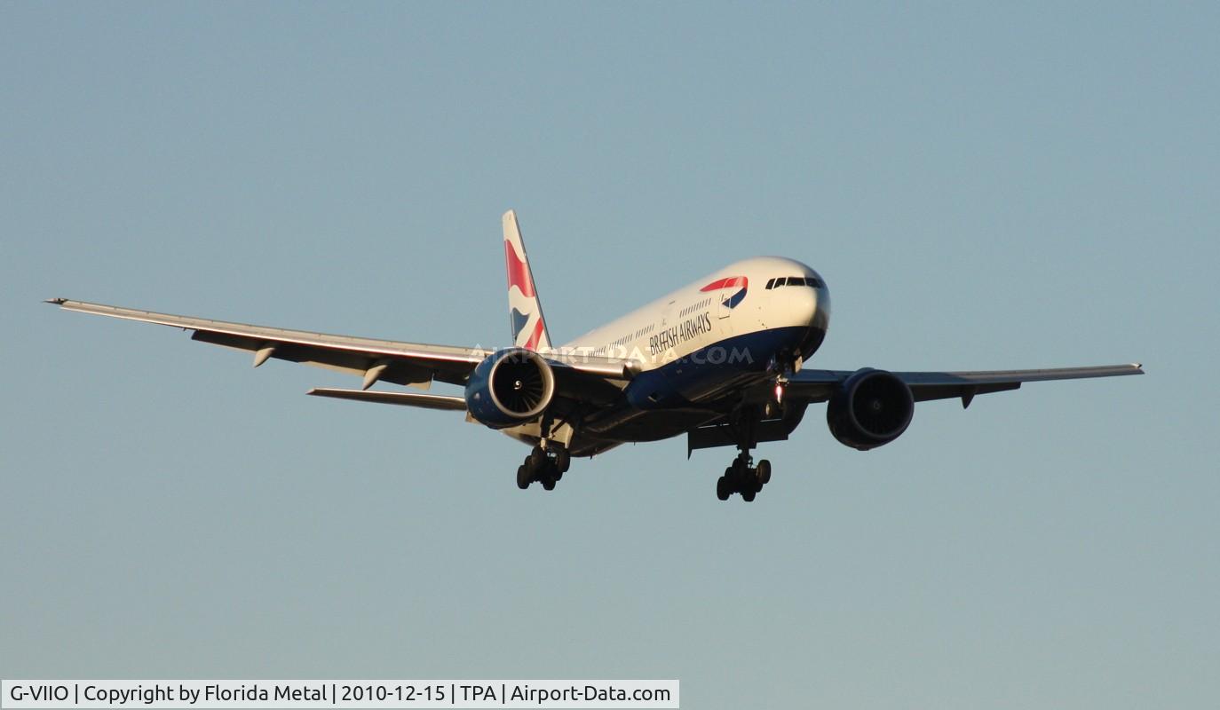 G-VIIO, 1999 Boeing 777-236 C/N 29320, British 777 on approach